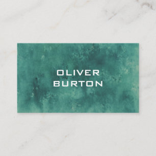 Cartão de visita com textura aquosa.