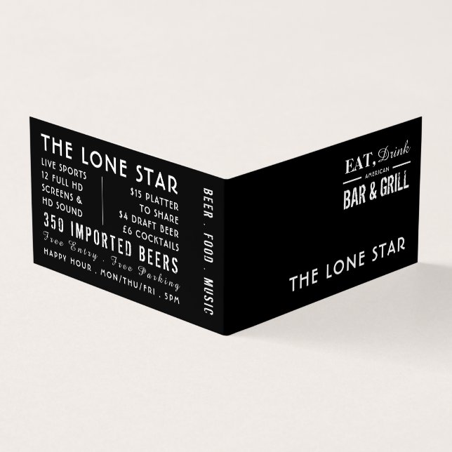 Cartão De Visita Coma, Beba Bar & Grill, Pub/Brewery, Detalhado (Exterior)