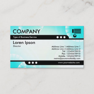 Cartão De Visita Comboio-bala - Abstrato 02