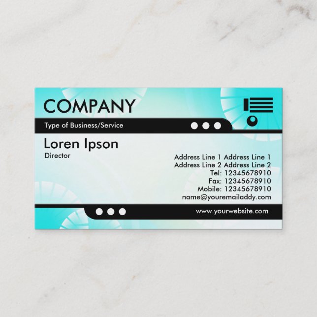 Cartão De Visita Comboio-bala - Abstrato 02 (Frente)