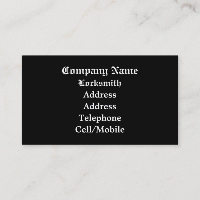 CARTÃO DE VISITA COMÉRCIO, BLOQUEIOS (Frente)