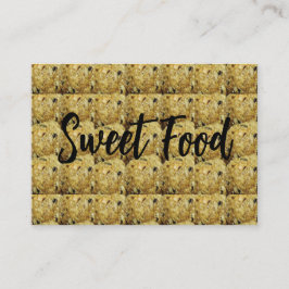 Cartão De Visita Comida doce índia Laddu