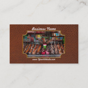 Cartão De Visita Comida - doces - com cobertura em chocolate tudo