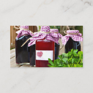 Cartão De Visita Comida saudável