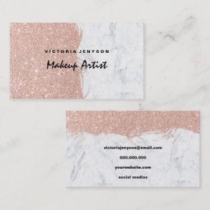 Cartão De Visita Composição de mármore dos brushstrokes modernos do