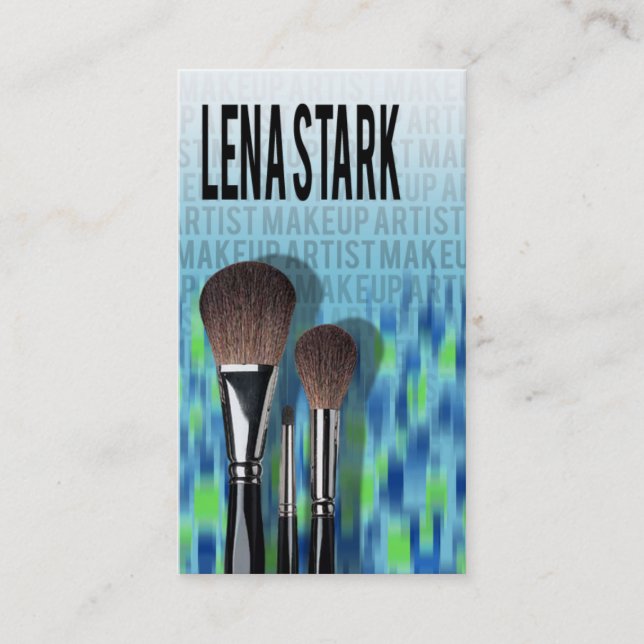 Cartão De Visita Composição pro I - Cosmetologist do maquilhador (Frente)