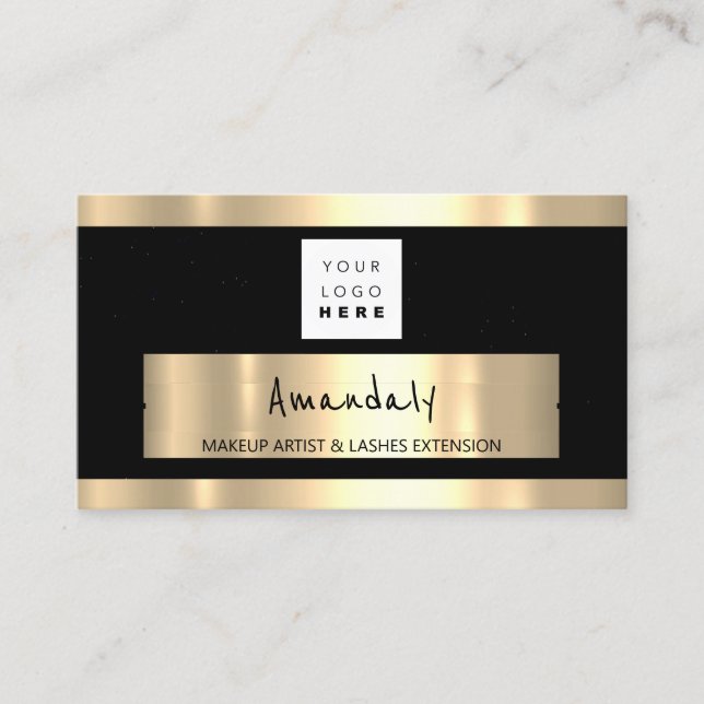 Cartão De Visita Comprar logotipo do CÓDIGO QR preto (Frente)