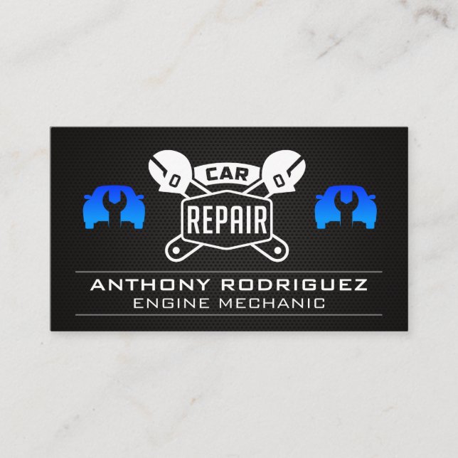 Cartão De Visita Compro Automático | Forragens | Reparação Mecânica (Frente)