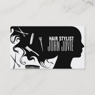 Cartão De Visita Compro Barber de Beauty Salon Stylist