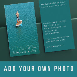 Cartão De Visita COMPRO de aluguel de remador de conselho SUP