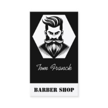 Compro de Barber Profissional Preto e Branco