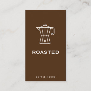 Cartão De Visita Compro de café Imprensa francesa Barista