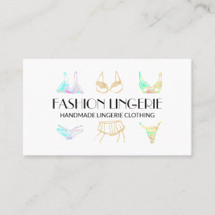 Cartão De Visita Compro de vestuário para Lingerie de roupa interio
