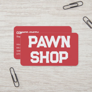 Cartão De Visita Compro Pawnbroker