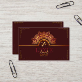 Cartão De Visita Compromisso de Stylist de Cabelo Elegante e Clássi