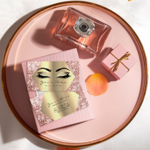 Cartão De Visita Compromisso do Artista Lashes da Maturação da Litt
