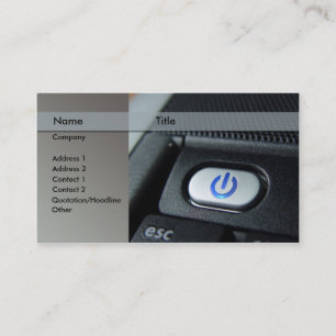 Cartão De Visita computador/laptop - técnico