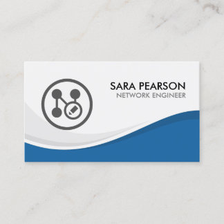 Cartão De Visita Computador técnico do Engenheiro de rede
