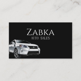 Cartão De Visita Concessionária de Vendas de Automóveis