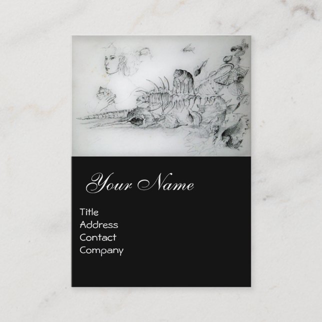 CARTÃO DE VISITA CONCHAS COM MENINA (Frente)