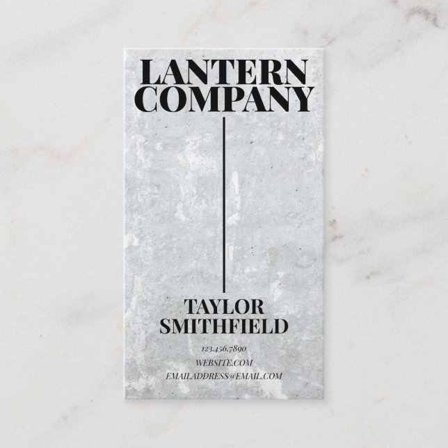 CARTÃO DE VISITA CONCRETO TRADICIONAL (Frente)