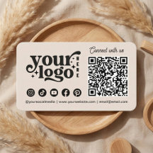 Conecte-se com a empresa de código QR de mídia soc