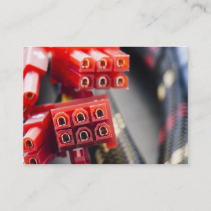 Cartão De Visita Conector do cabo do computador