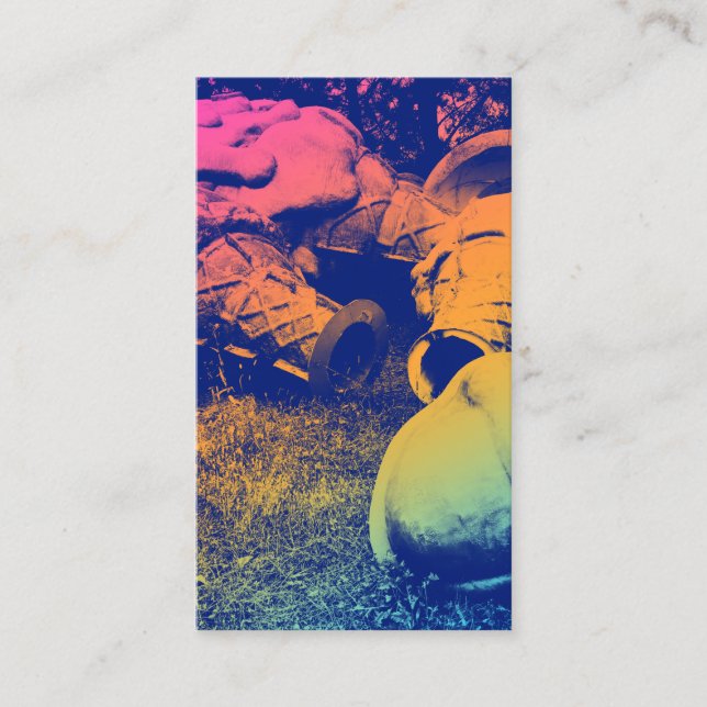 Cartão De Visita cones de sorvete de Verão de fibra de vidro (Frente)