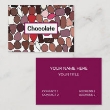 Confeitaria de chocolate doce