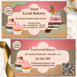 Cartão De Visita Confeitaria Sweet Treats Cupcake