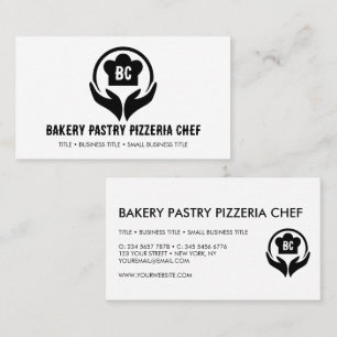 Cartão De Visita Confeiteiro Simples Padaria Pizzaria Cozinheiro