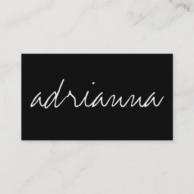 Cartão de visita conhecido de 311 costumes (Frente)