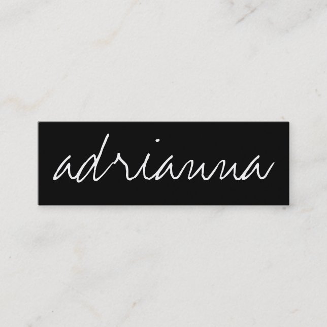 Cartão de visita conhecido de 311 costumes (Frente)