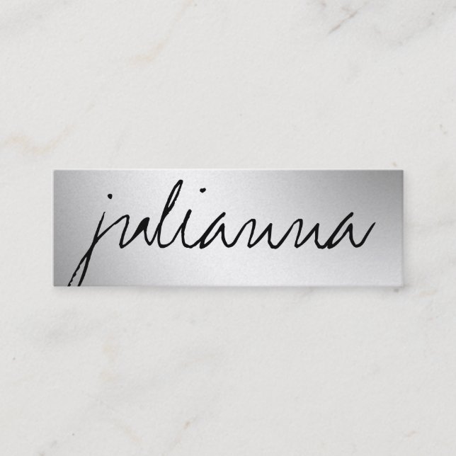 Cartão de visita conhecido de 311 costumes (Frente)