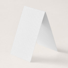 Cartão De Visita Conjunto de Pastas de Arquivo Branco Luxo Monogram