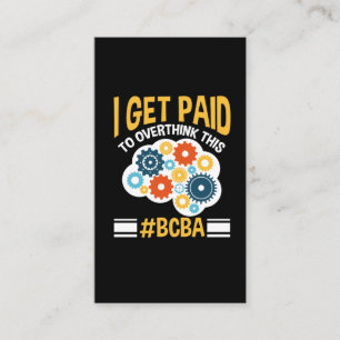 Cartão De Visita Conselho Certified Behaviour Analyst Funny BCBA