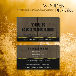 Cartão De Visita Conselhos De Madeira Castanho Escuro, Castanho, Gr