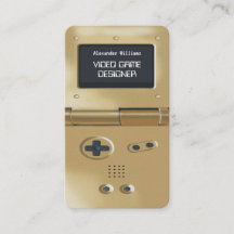 Console de Jogos Retro em Estilo Dourado Designer