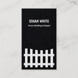 Cartão De Visita Construção de cerca e reparação
