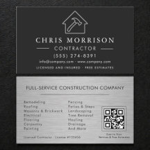 Construção de Edifícios Metálicos Código QR Preto 