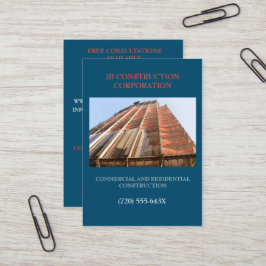Cartão De Visita Construção do Consultor Remodel do Desenvolvedor