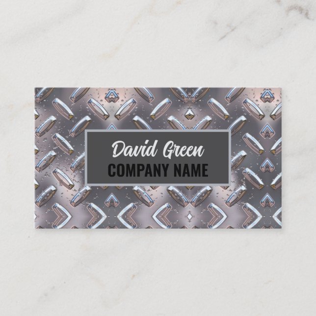 Cartão De Visita Construção do Contratante do Fabricante Mecânico H (Frente)