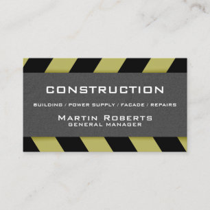 Cartão De Visita Construção e betão