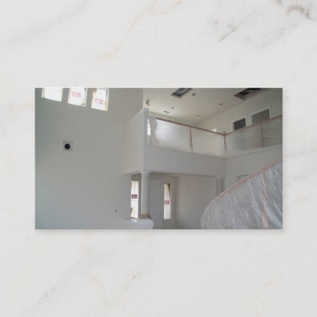 Cartão De Visita Construção Home nova (Frente)