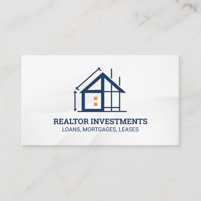 Cartão De Visita Construção Imobiliária | Construtor (Frente)