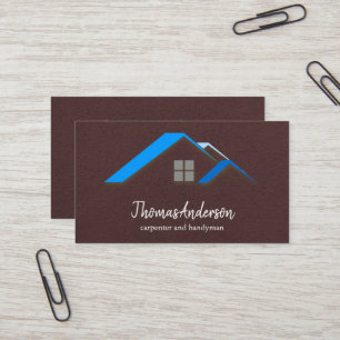 Cartão De Visita Construção Profissional Personalizada Preta de Edi
