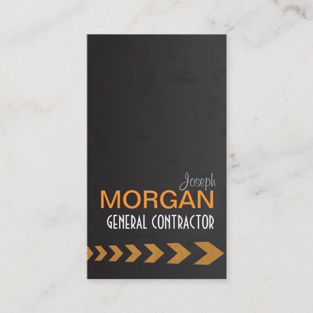 Cartão De Visita Construtor Geral PixDezines (Frente)