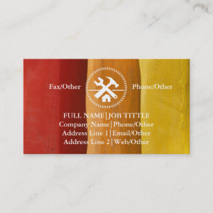 Cartão De Visita Construtor profissional Ferramentas do carpinteiro