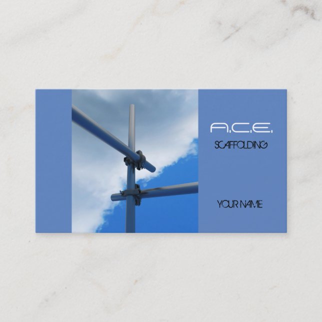 Cartão De Visita Construtores/cartão de indústria da construção (Frente)