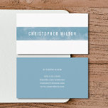 Cartão De Visita Consultor branco azul claro minimalista profission<br><div class="desc">Modelo de cartão de negócios simples personalizável. Elegante e legal design. Perfeito para qualquer profissional.</div>